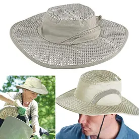 1 Cooling Fisherman Hat with UV Protection Cap Hiking Camping Gardening Beach