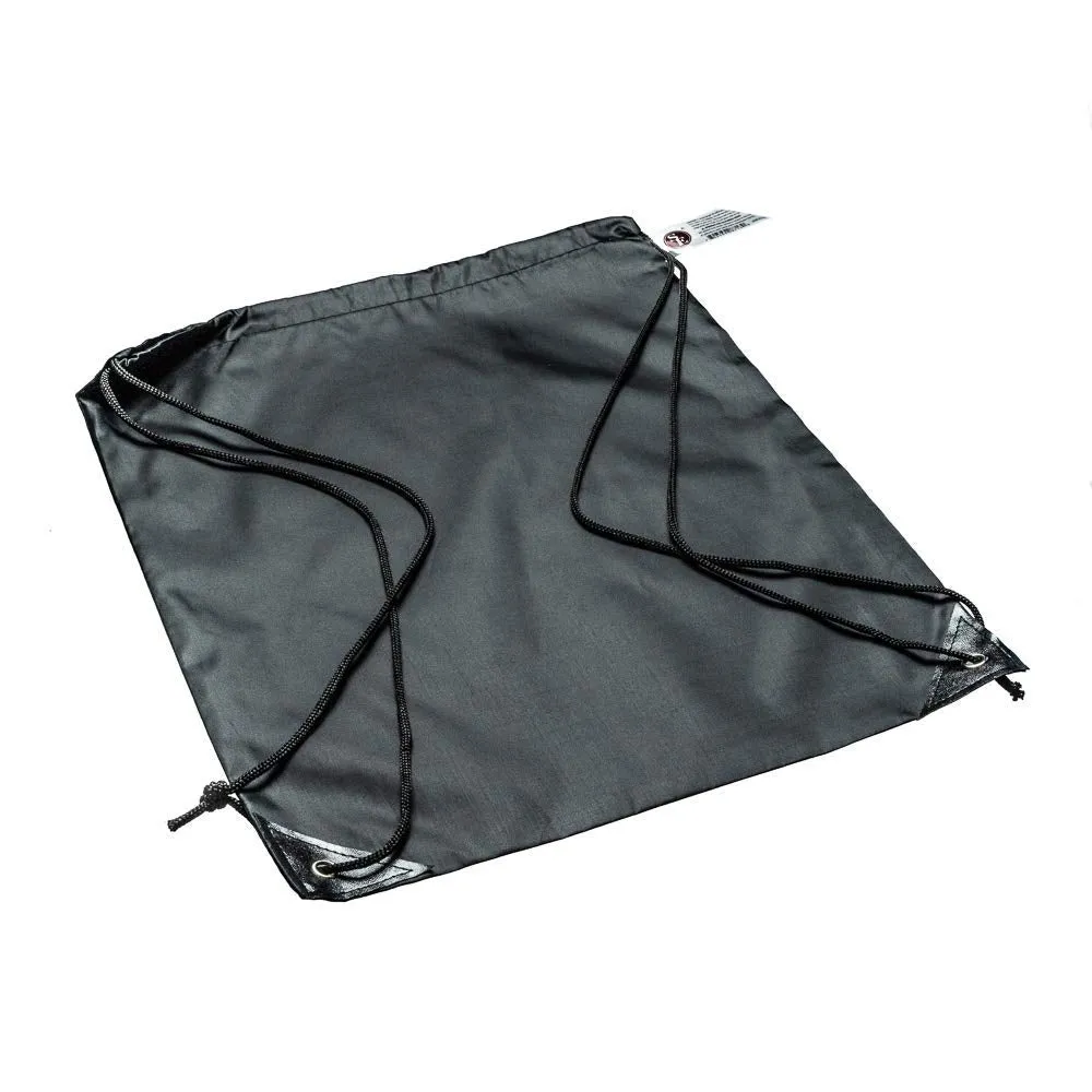 10 Drawstring Bags Cinch Pack Shoes Gym Tote School Sport Travel Light Black
