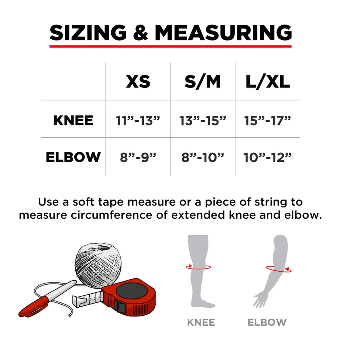 187 Knee/Elbow Combo Pack - Red/Black