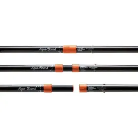 2 Piece Posi-Lok Paddle for Whiskey Carbon - Aqua Bound Straight Shaft, Black