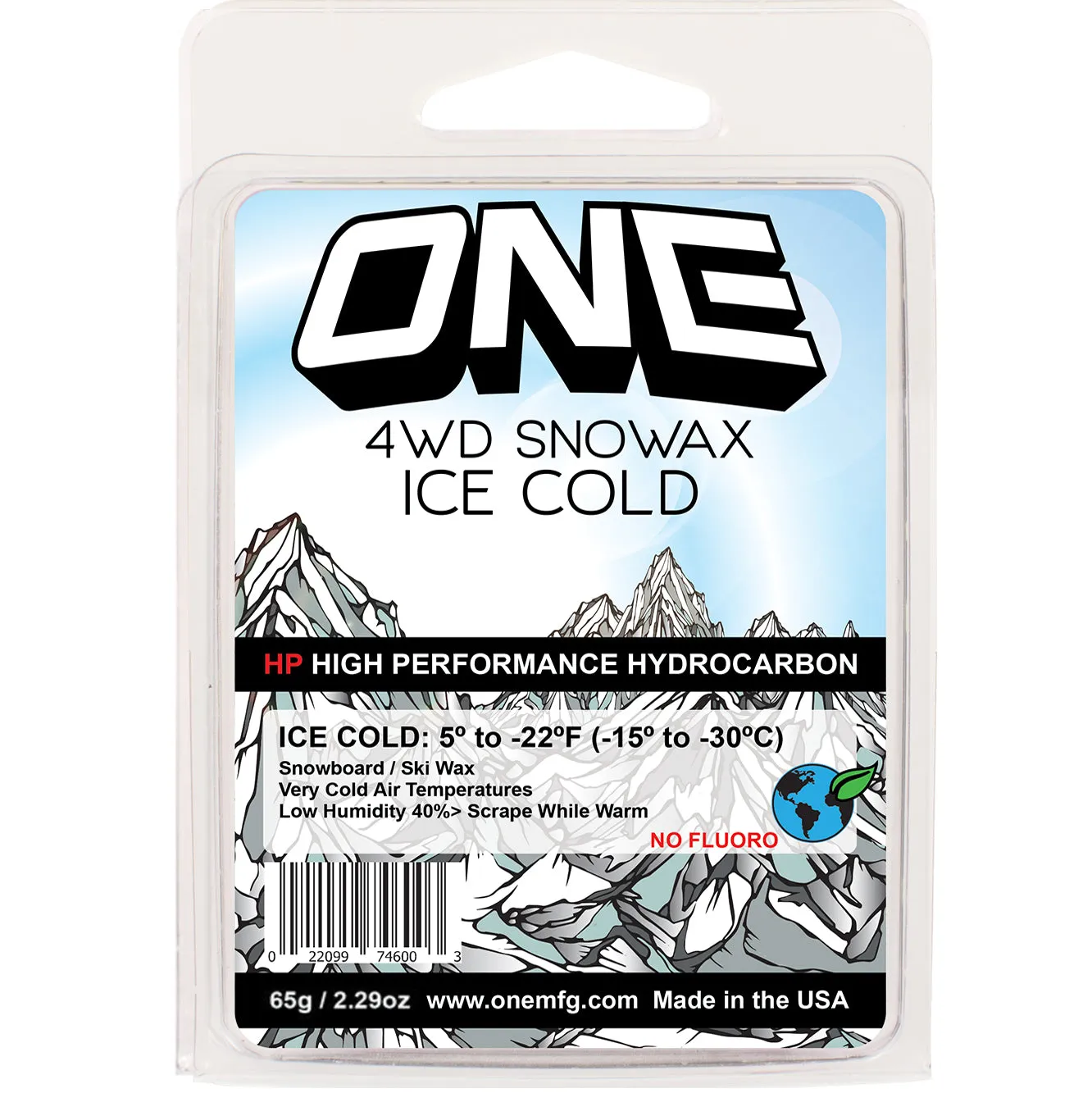 4WD 65G Ice Cold Snowboard / Ski Wax