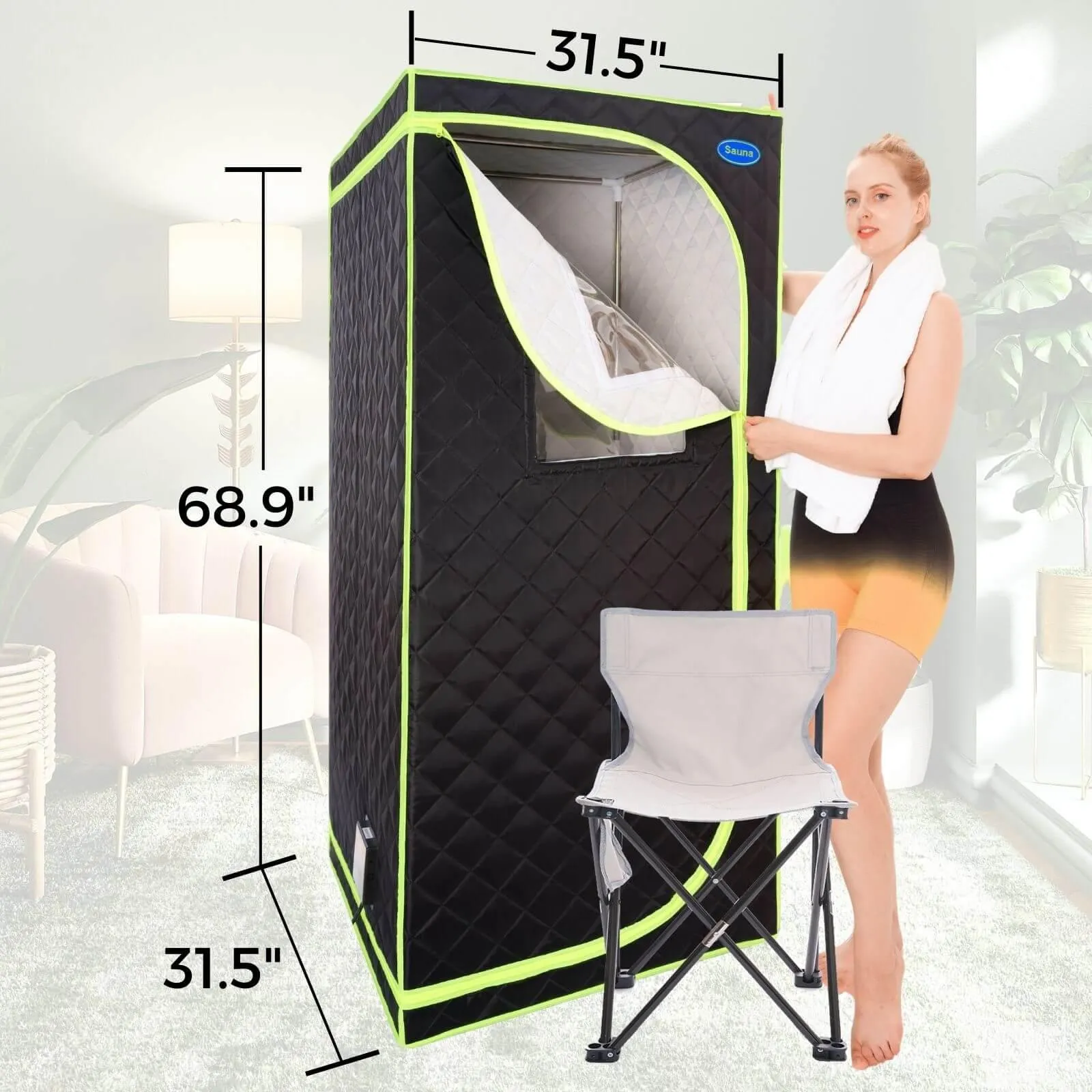 Airy-602SP Plus-size Portable Steam Sauna Tent