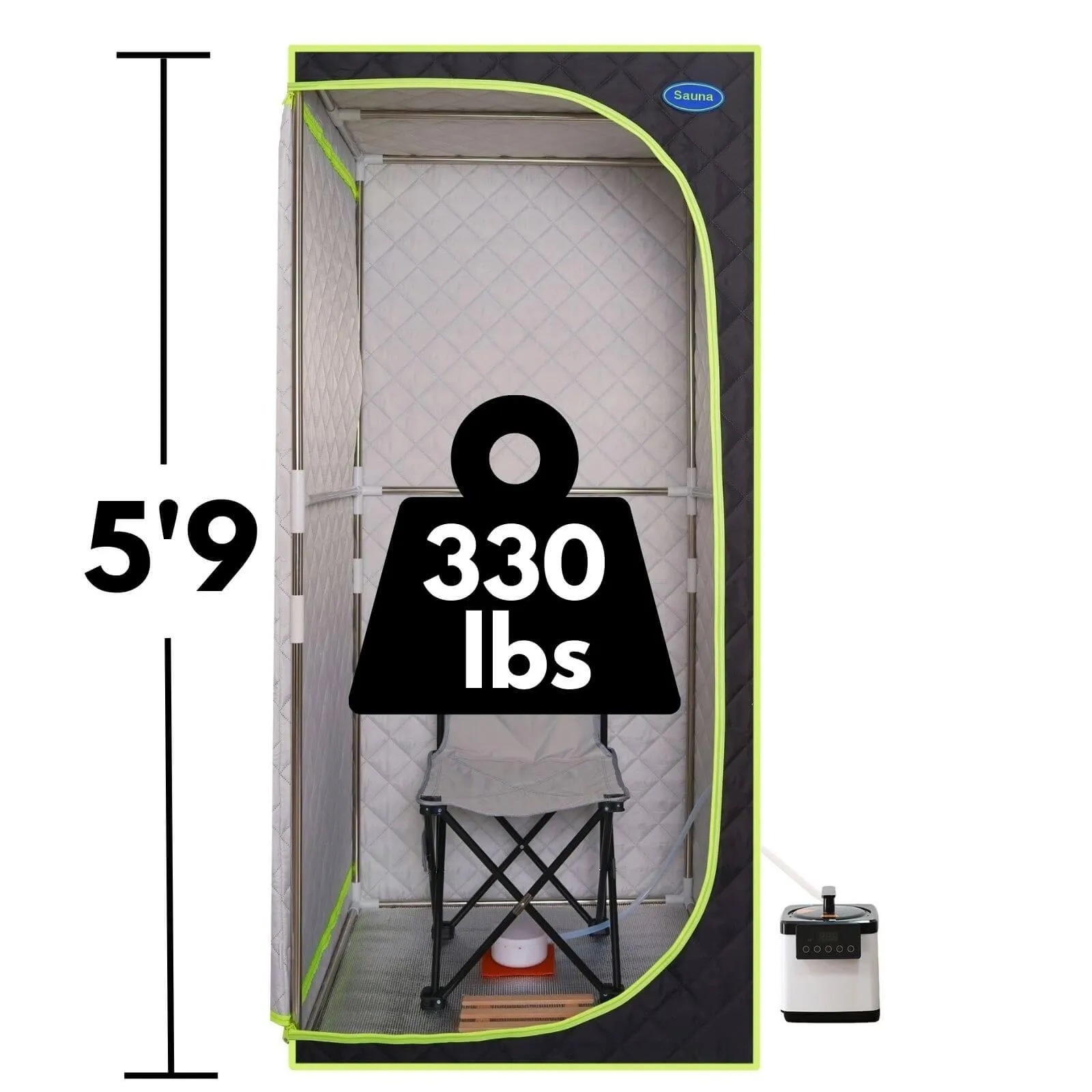 Airy-602SP Plus-size Portable Steam Sauna Tent