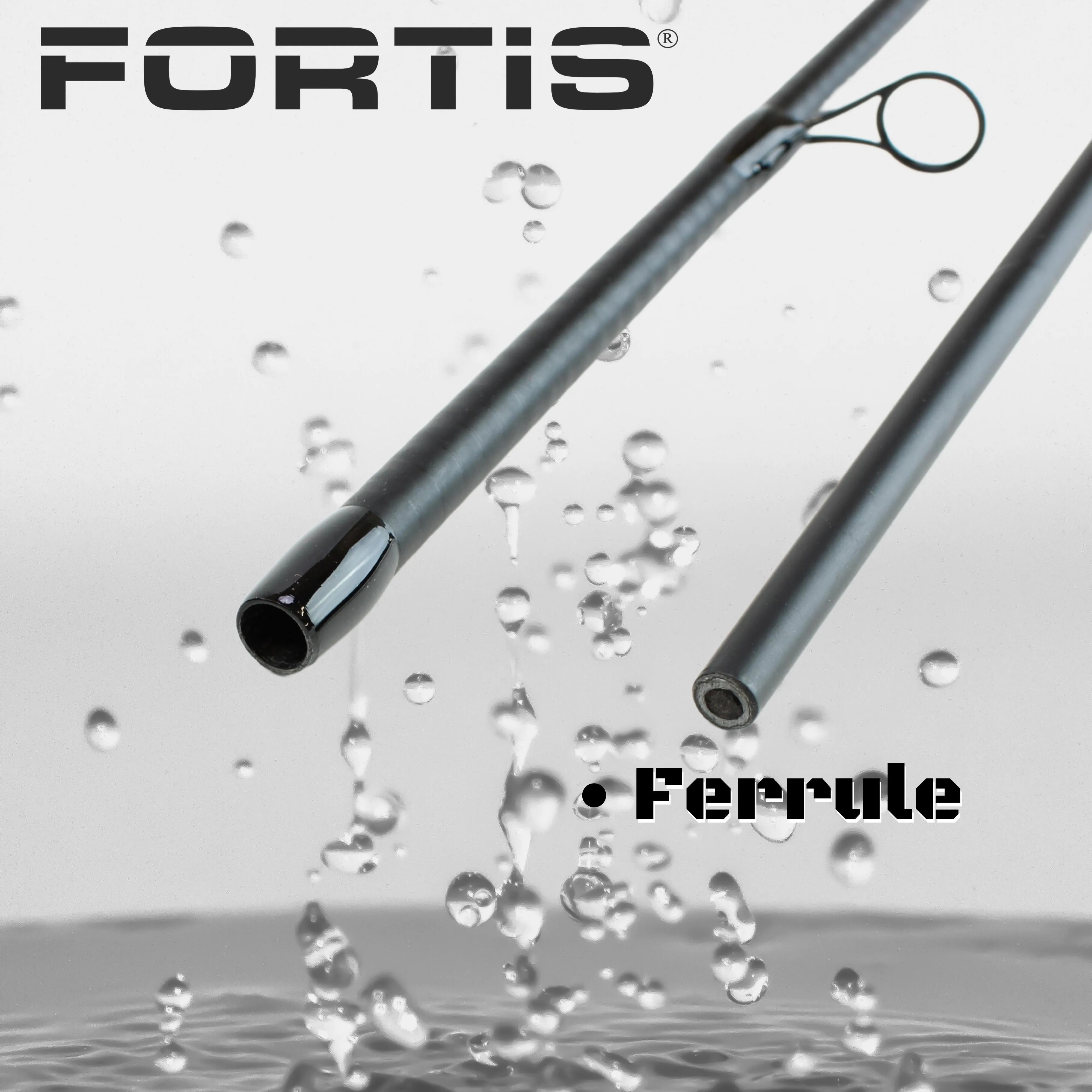FORTIS 7' Medium Action 2 Piece Fiberglass Spinning Rod and 4000 Spinning Reel Package