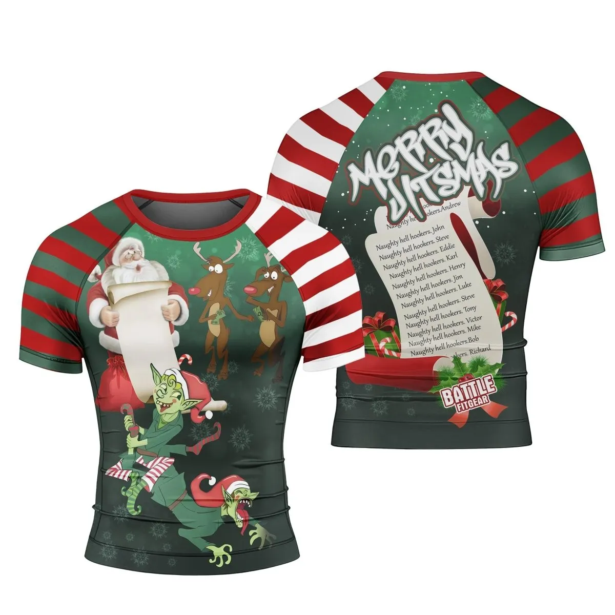 Goblin Wrestling Short Sleeve Rash Guard