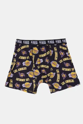 Mens LA Lakers Print Boxer Brief