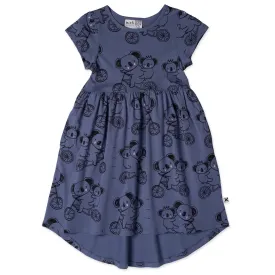 Minti Biking Koalas Dress - Midnight