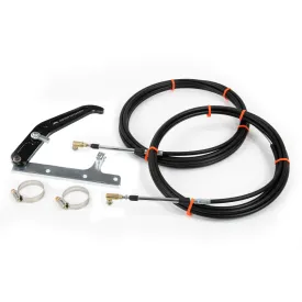 Motion Raceworks Dual Billet Parachute Handle Release Lever & Cable Mount Kit 14-020D-BLK