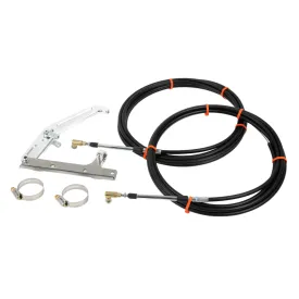 Motion Raceworks Dual Billet Parachute Handle Release Lever & Cable Mount Kit 14-020D