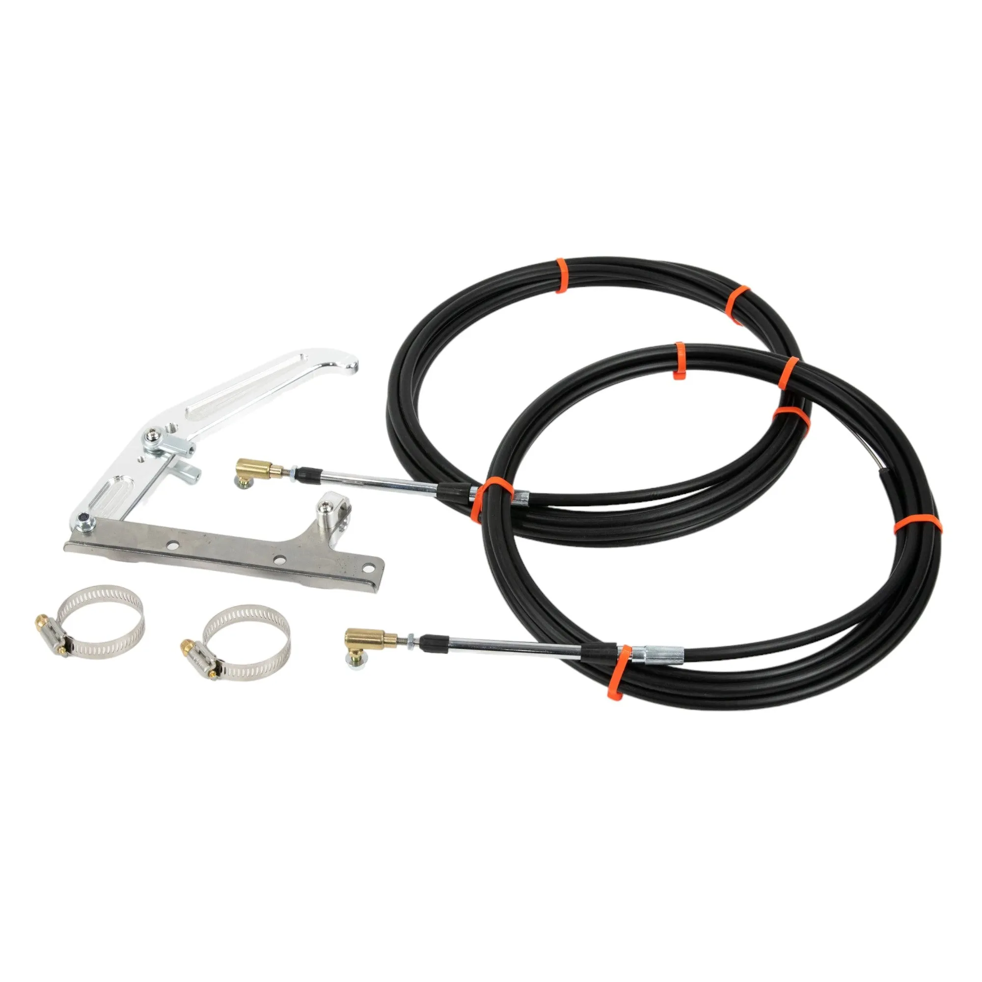 Motion Raceworks Dual Billet Parachute Handle Release Lever & Cable Mount Kit 14-020D