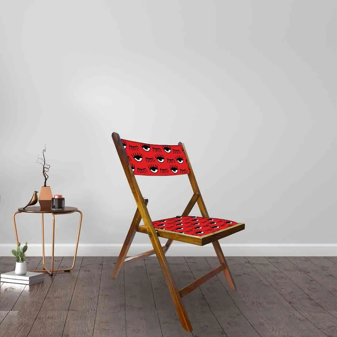 Nutcase Folding Wooden Balcony Chair  -  Black Eyes