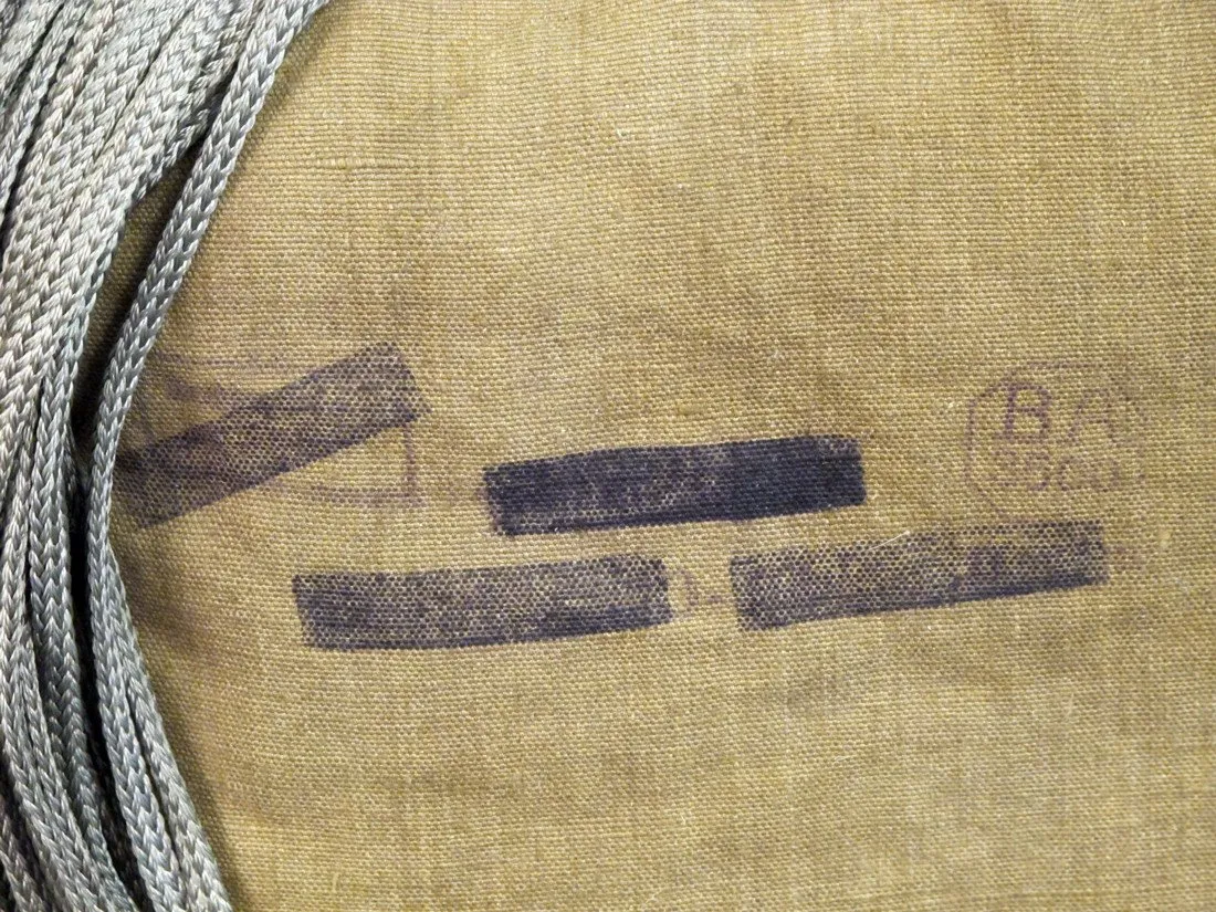 Original German WWII Fallschirmjager Parachute in Transit Can- Unissued