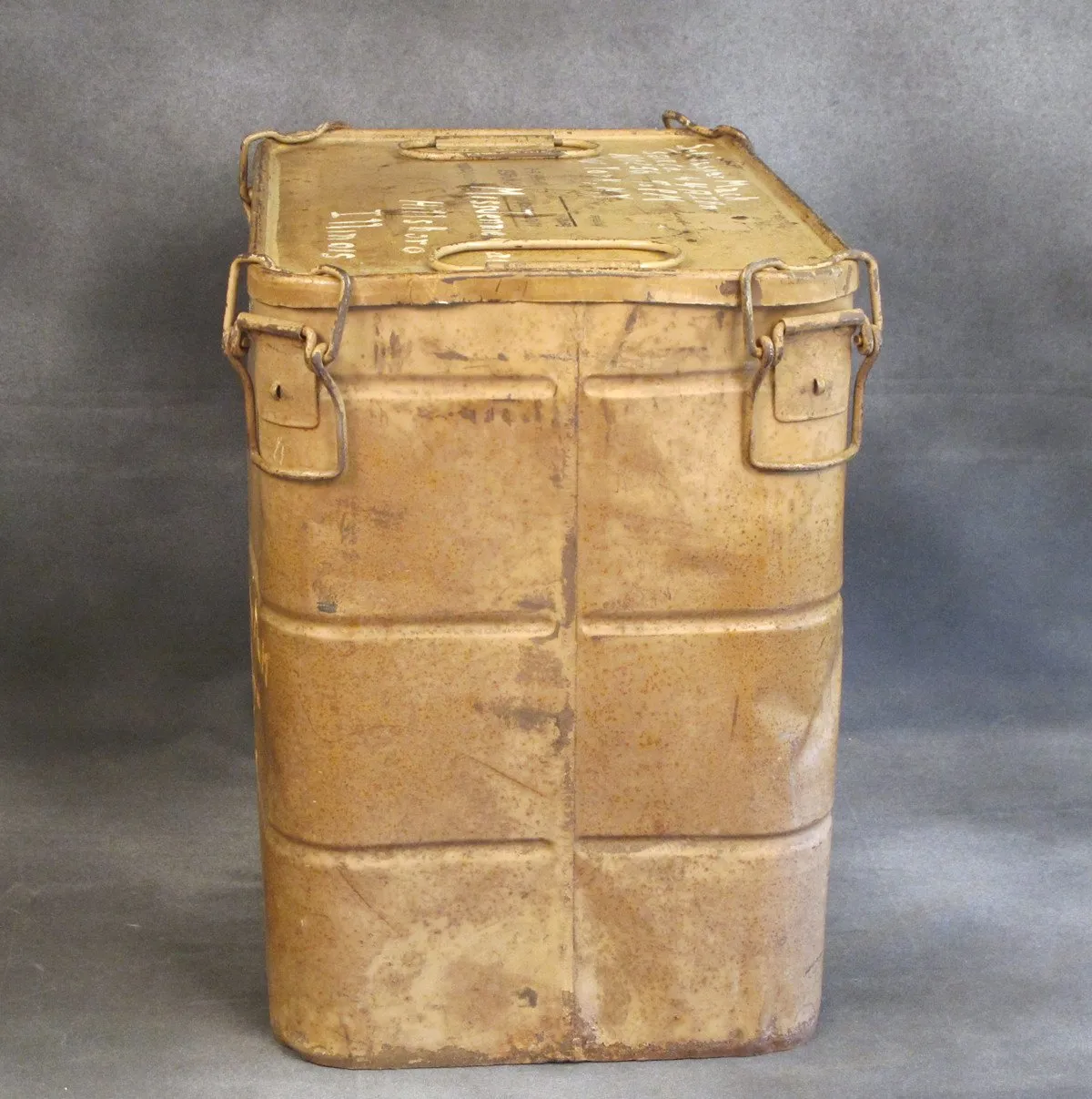 Original German WWII Fallschirmjager Parachute in Transit Can- Unissued