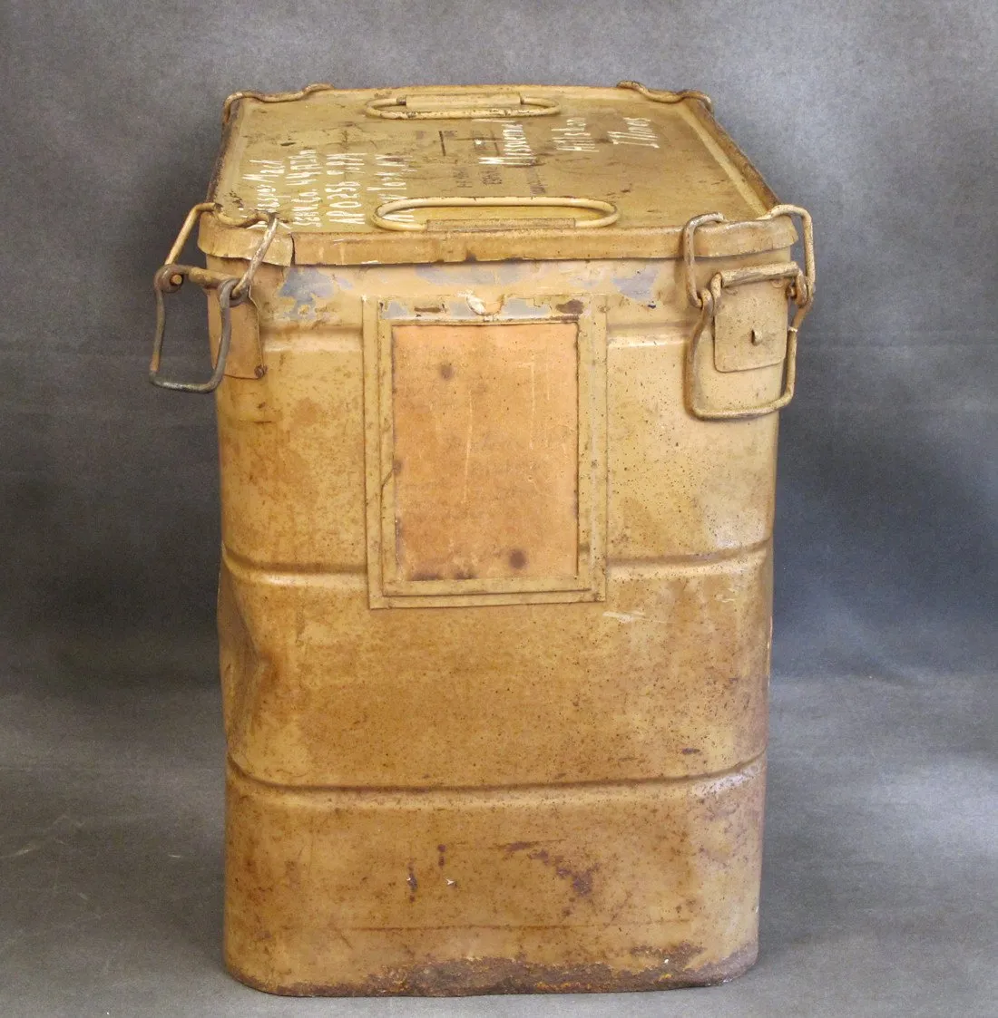 Original German WWII Fallschirmjager Parachute in Transit Can- Unissued