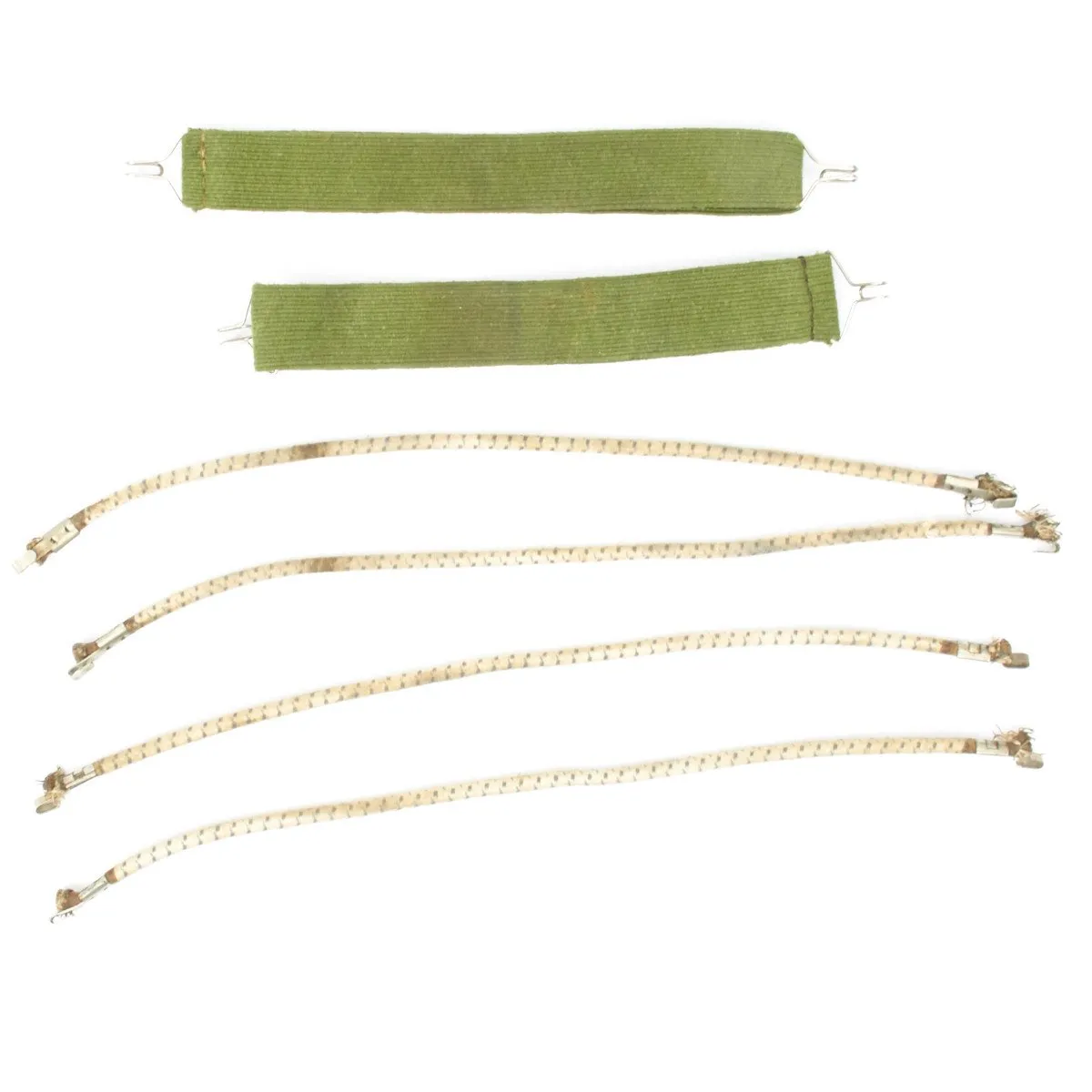 Original WWII US Army Captain Bring Back Trophy Set- German Luftwaffe Aviator Seat Pack Parachute, Bayonets and Certificate