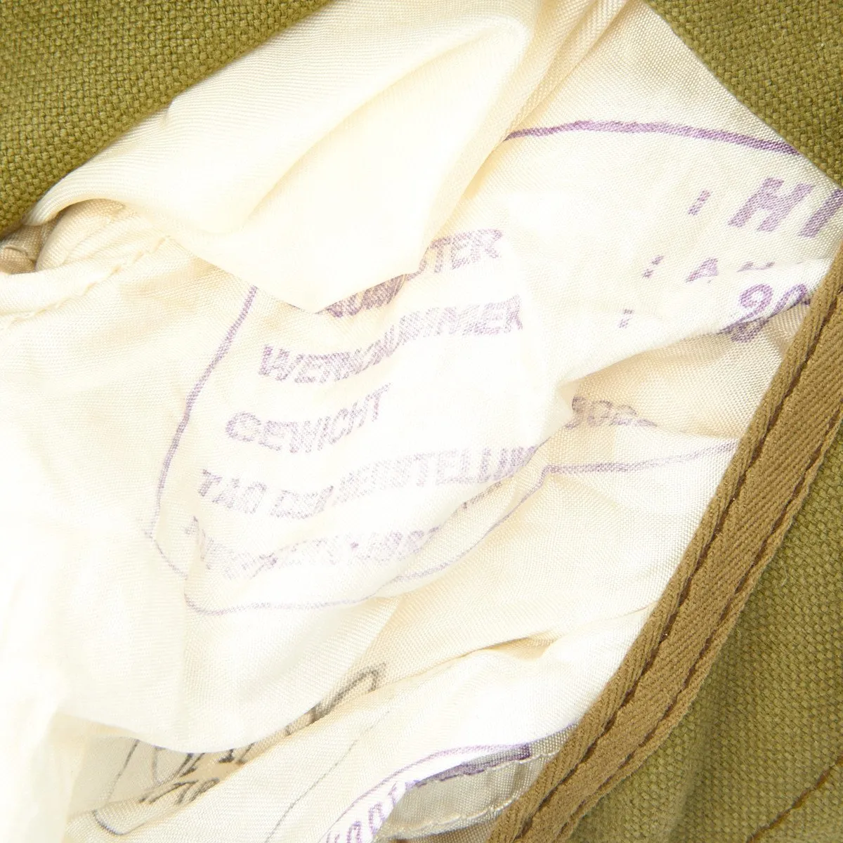 Original WWII US Army Captain Bring Back Trophy Set- German Luftwaffe Aviator Seat Pack Parachute, Bayonets and Certificate