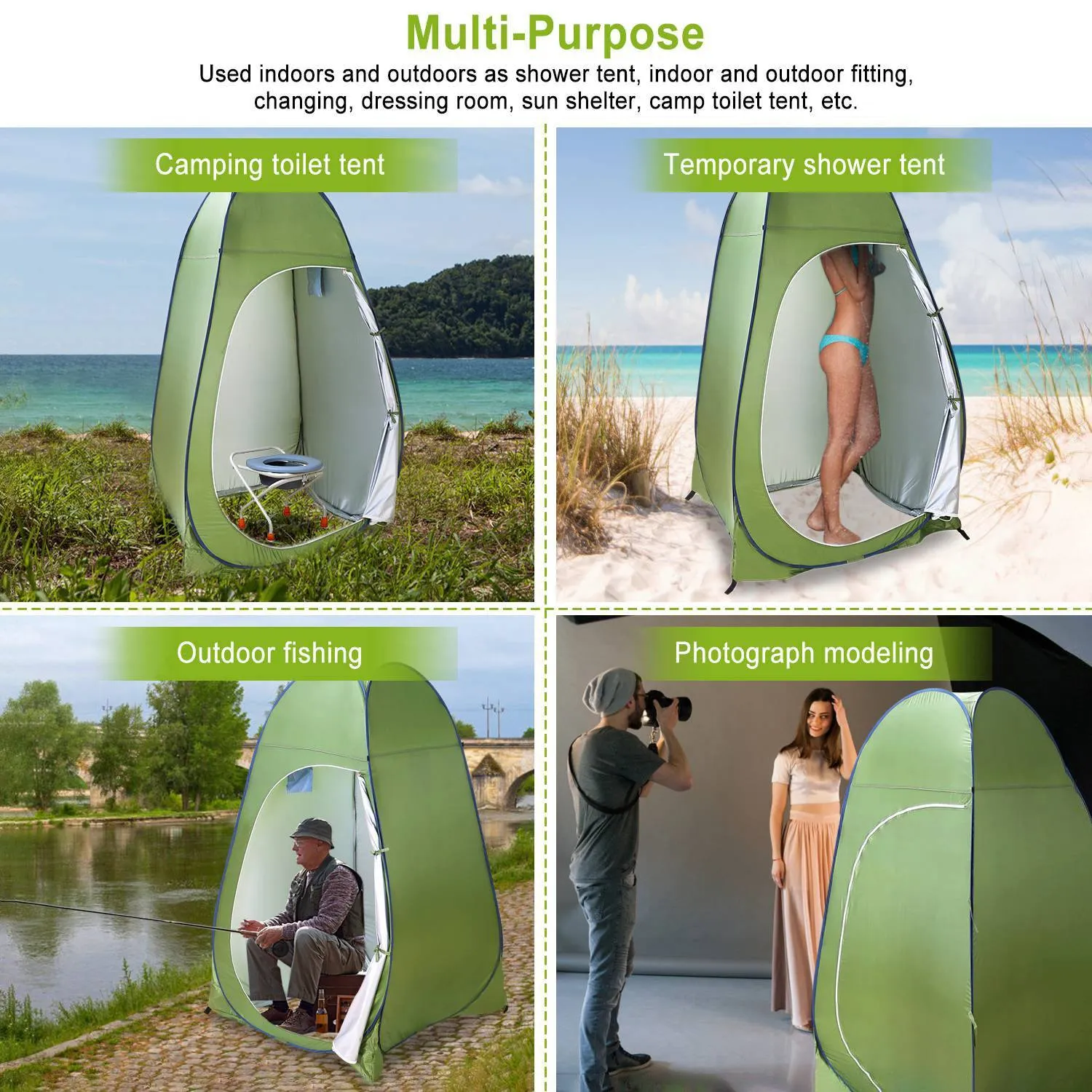 Outdoor Pop Up Toilet Tent