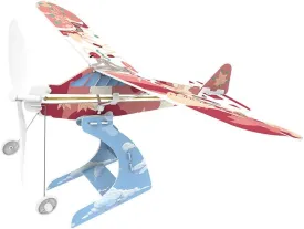 PLAYSTEM Rubber Band Aeroplane High Wing STEM Kit