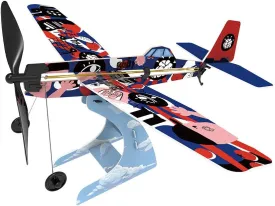 PLAYSTEM Rubber Band Aeroplane Low Wing STEM Kit