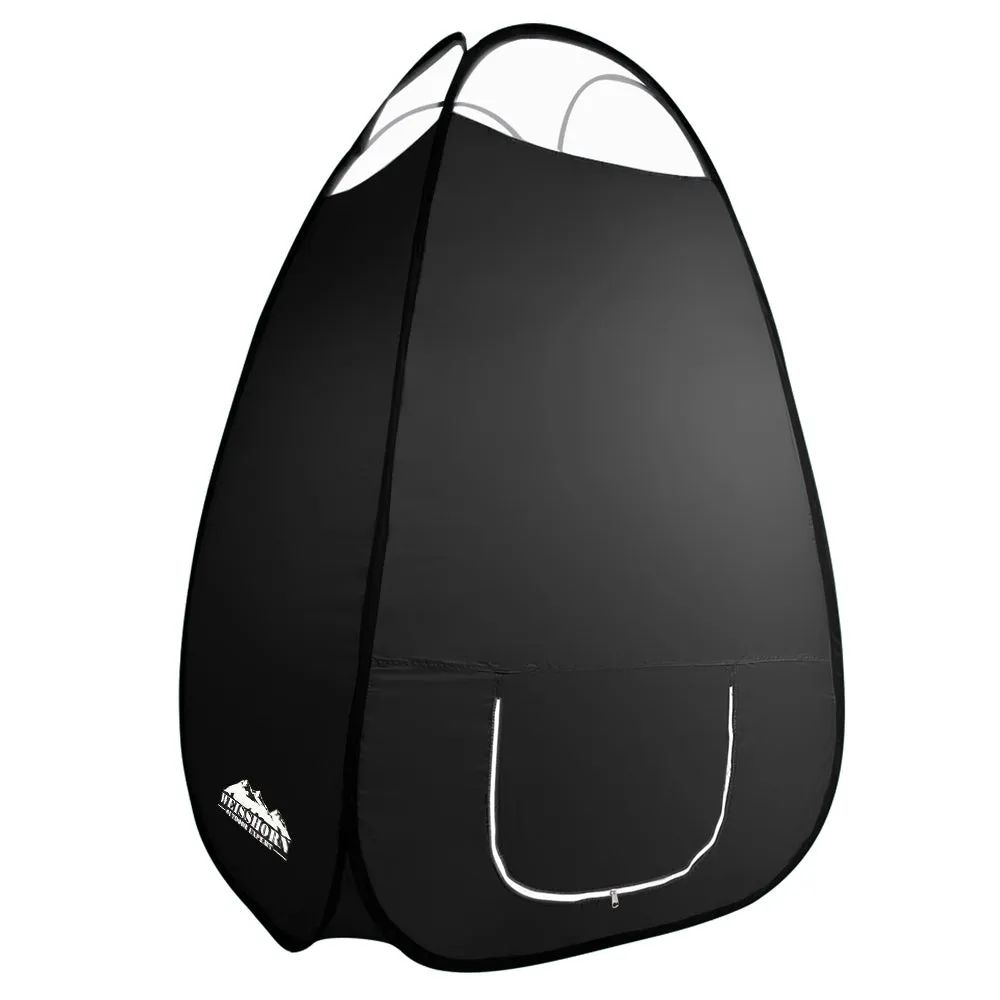 Pop-Up Tanning Tent, Portable, Black