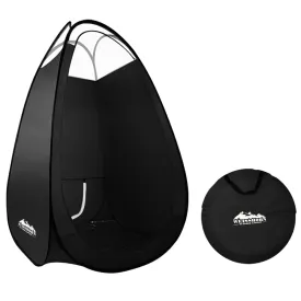 Pop-Up Tanning Tent, Portable, Black