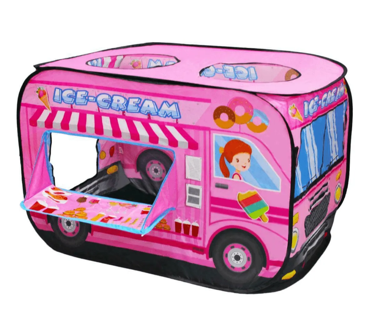 Portable Kids Play Tent Playhouse - Ice Cream Truck