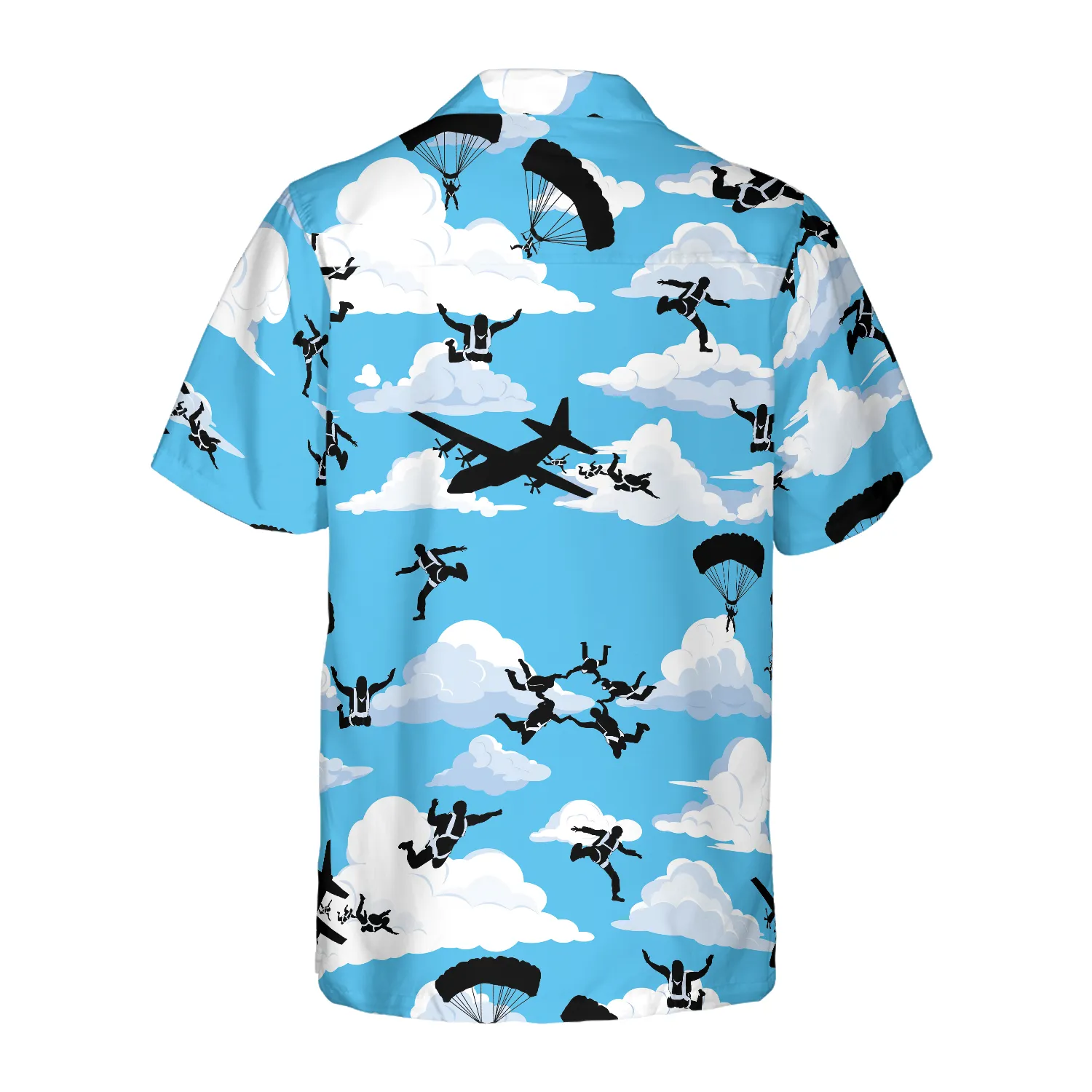Skydiving Pattern Hawaiian Shirt