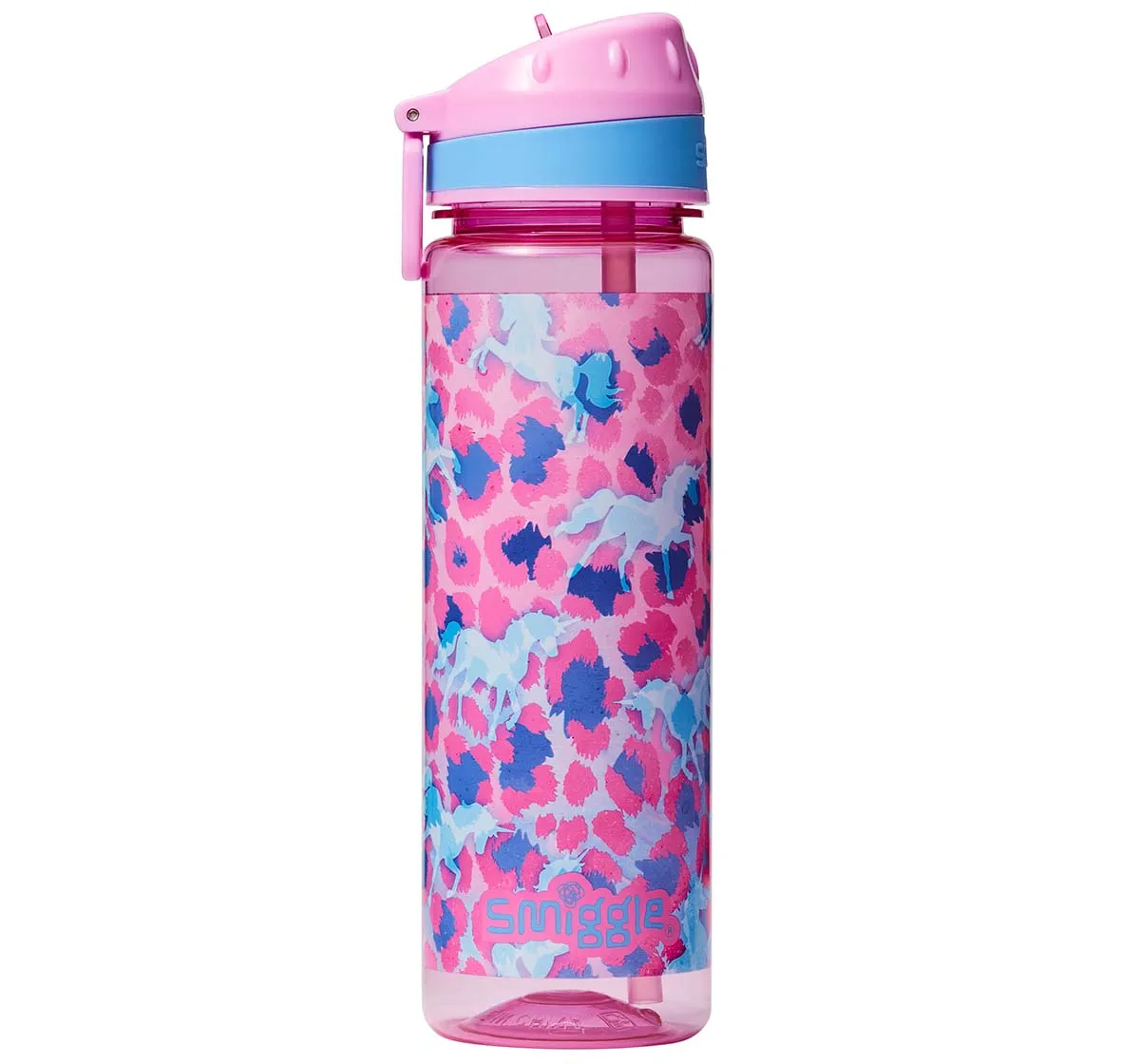 Smiggle Mirage Collection Bottles Plastic Pink 4Y 