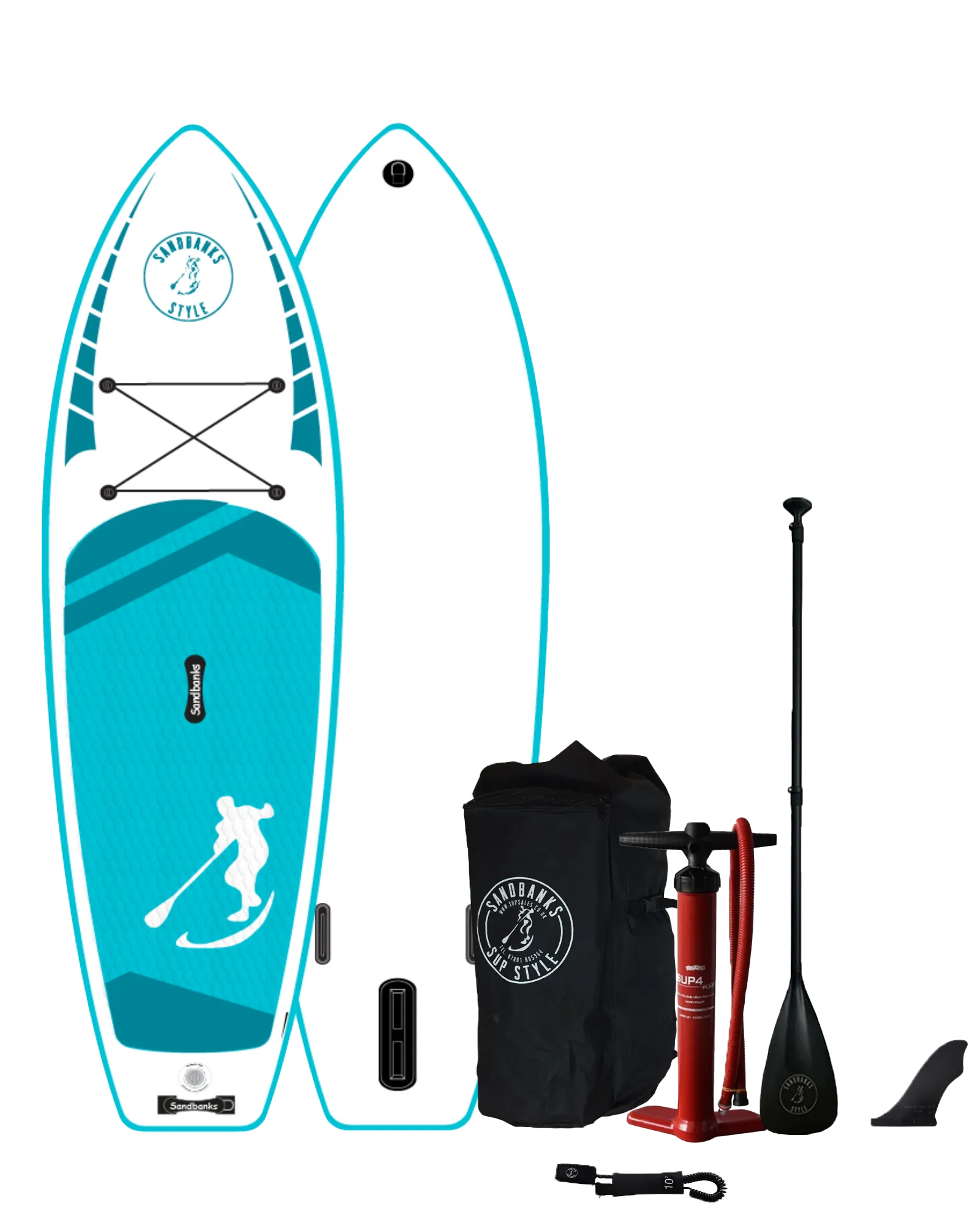 Splash 8'6" SUP Pack in Turquoise