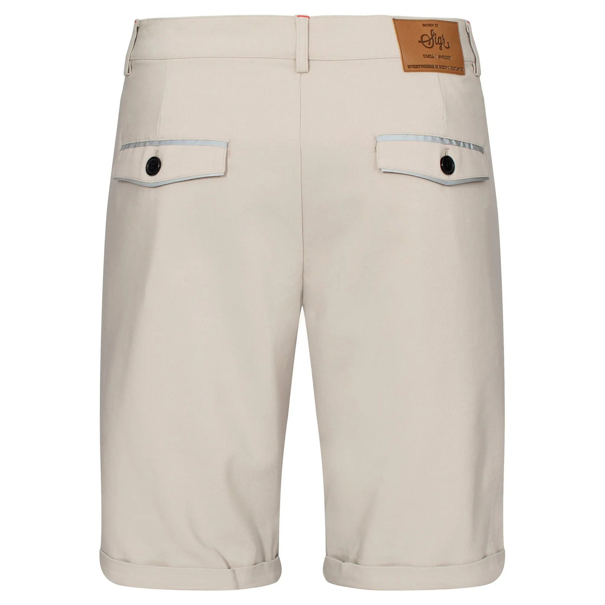 Strandvgen Men's Khaki Cycling Chino Shorts