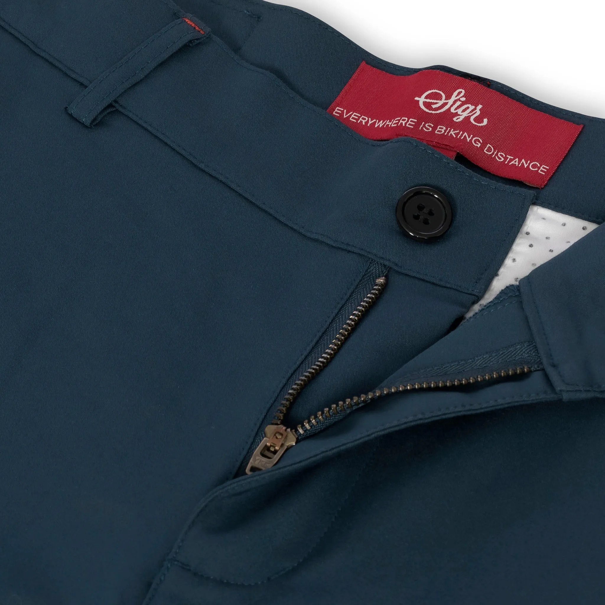 Strandvgen Men's Petrol Blue Cycling Chino Shorts