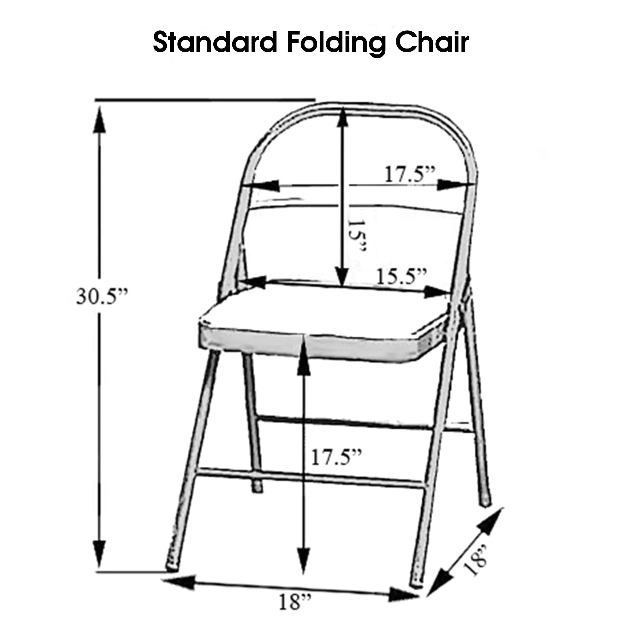 Stretch Spandex Folding Chair Cover Yellow