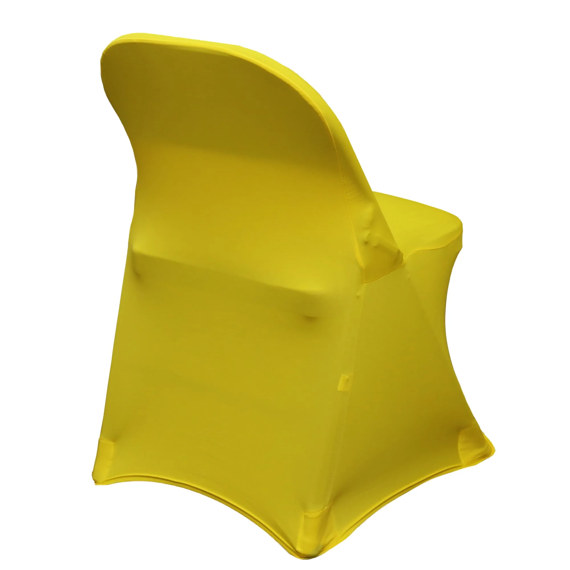 Stretch Spandex Folding Chair Cover Yellow