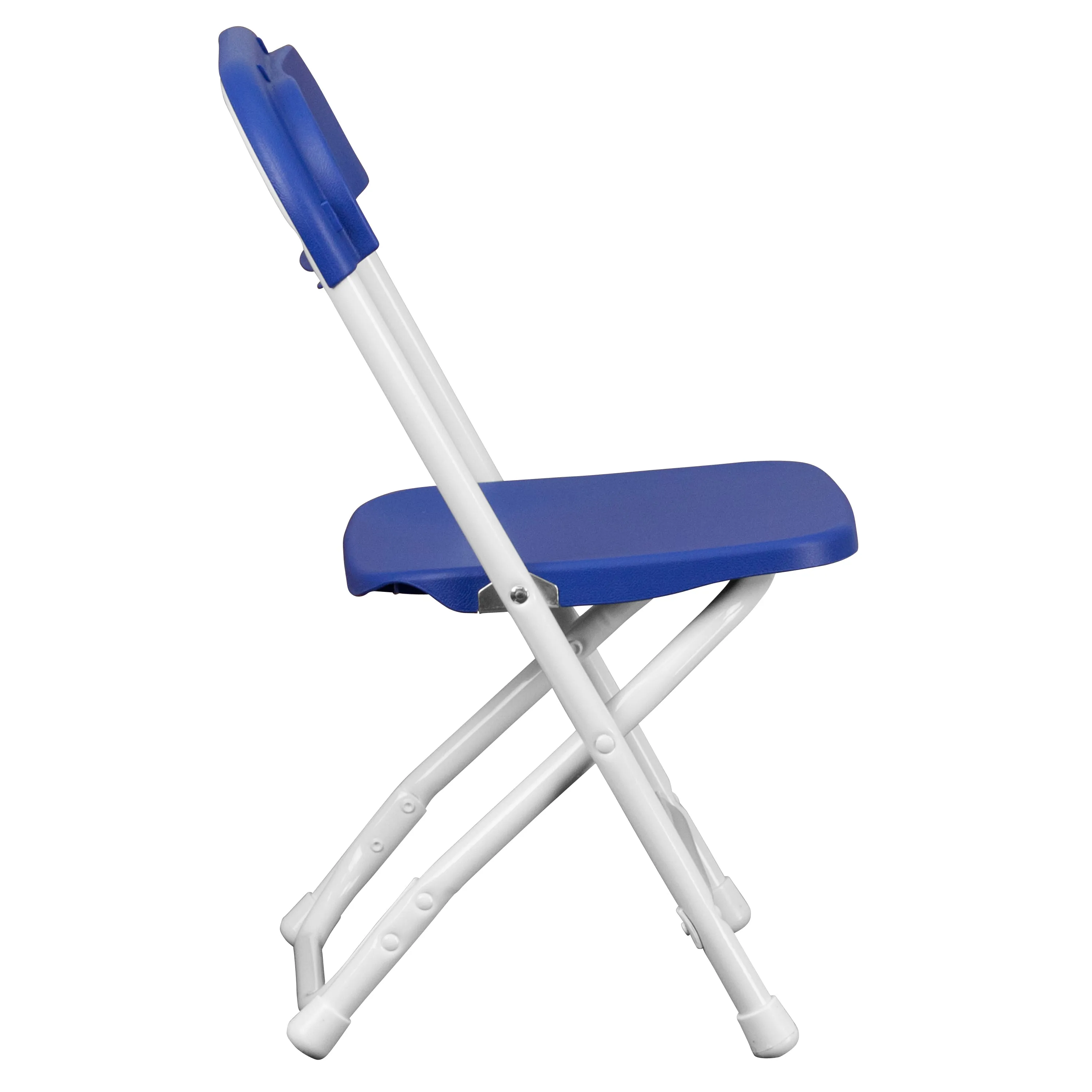Timmy 2 Pack Kids Blue Plastic Folding Chair