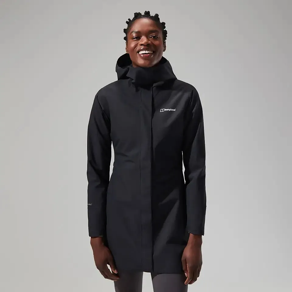 Womens Omeara Long Length Shell Jacket